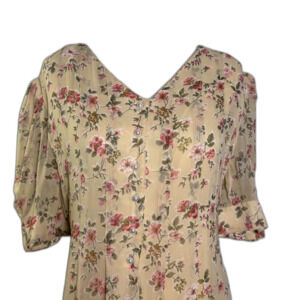 Sarah Elizabeth Dress Cottage Core Floral French Country Garden Size 8 M